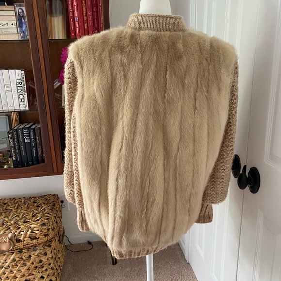 Vintage 1950s Fur Heavy Cardigan Sweater - Picture 5 of 12